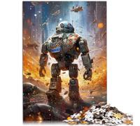 Puzzle per adulti 2000 pezzi Robot War Learning Giocattoli educativi Giochi per famiglie Raccolta di artisti, Belle Arti 27,56 "x 39,37" per adolescenti da 14 anni e oltre