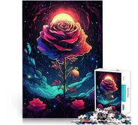 Puzzle per adulti 2000 pezzi rose spazio difficile e sfida decorazione da parete unico regali di compleanno e di Natale 70 x 100 cm