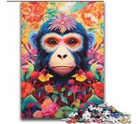 Puzzle per adulti 2000 pezzi Scimmia nella giungla colorata per età 14 anni e oltre Giocattolo educativo intellettuale decomprimente Ottimo regalo 70x100cm