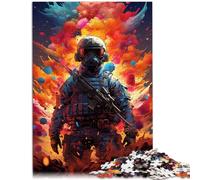 Puzzle per Adulti 2000 pezzi Soldato synthwave Decorazione per la casa Puzzle Giocattoli per la decorazione della casa 27,56 "x 39,37" per Adolescenti da 14 Anni