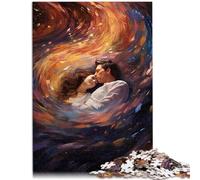 Puzzle per Adulti 2000 pezzi Una coppia si trova in Un Vortice Luminoso Giocattolo educativo di apprendimento Eccellente Regalo 27,56 "x 39,37"