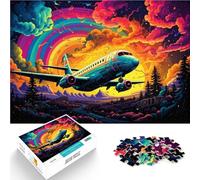 Puzzle per Adulti 2000 Pezzo aereo di colore Sfidante Gioco Regali Stress Reliever Difficile Sfida 70 cm x100 cm per adolescente 14+