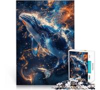 Puzzle per adulti 2000 puzzle Balena Celeste Cosmica Fatto di cartone per 14+ Sollievo dallo stress Regali interessanti per ridurre lo stress misurare:70x100cm