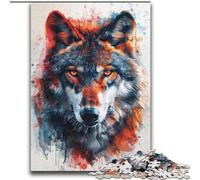 Puzzle per adulti 2000 puzzle Bellissimo lupo Aiuta il cervello a esercitare Giocattoli avvincenti per coltivare la pazienza Decorazione perfetta 70x100cm