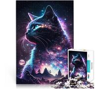 Puzzle per adulti 2000 puzzle Galassia del gatto Fatto di cartone per 14+ Analisi e logica Regali di compleanno misurare：70x100cm