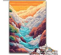 Puzzle per adulti 2000 puzzle stravaganti mare di nuvole, giochi educativi decorazione della casa gioco educativo per compleanno, Natale 70X100cm