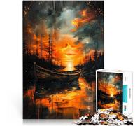 Puzzle per adulti 2000 “Viaggio in barca al tramonto” Fatto di carta，Adatto a partire dai 14 anni Gioco pratico Giocattoli da regalo。misurare：70x100cm/27.5x39.3pollice