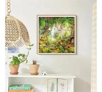 Puzzle Per Adulti 20x20 cm,120 pezzi puzzle per adulti, Regalo DIY Puzzles, Collezione Educativo Classico Creativo puzzles - Paesaggio di funghi nel bosco
