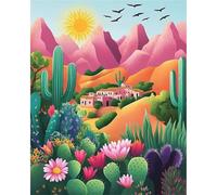Puzzle per Adulti 30 Pezzi, Puzzles 30 pezzi adulti Piante della città del deserto, Giochi Educativo e Giocattoli Sfida, puzzle impossibile, puzzles Decorazione Famiglia