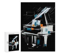 Puzzle Per Adulti 300 PCS Abstract Piano Puzzle Per Adolescenti Giochi Per Famiglie Difficile Difficile Per È Ideale Come Regalo 300 PCS