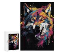 Puzzle Per Adulti 300 PCS Banksy Wolf Graffiti Art Puzzle Per Adolescenti Giochi Per Famiglie Difficile Difficile Per È Ideale Come Regalo 300 PCS