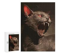 Puzzle Per Adulti 300 PCS Black Horror Puzzle Per Adolescenti Giochi Per Famiglie Difficile Difficile Per È Ideale Come Regalo 300 PCS