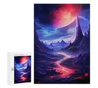 Puzzle per Adulti 300 PCS Celeste Dreamscape Puzzle per Adolescenti Gioco Di Ingegneria Analisi E Logica 300 PCS