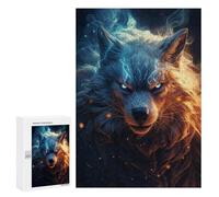 Puzzle Per Adulti 300 PCS Cosmic Celestial Wolf Puzzle Per Adolescenti Giochi Rilassanti Regali Per Donne Regali Unici Per Compleanno E Natale 300 PCS