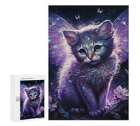 Puzzle per Adulti 300 PCS Cute Magic Cat Puzzle per Adolescenti Gioco Di Ingegneria Analisi E Logica 300 PCS