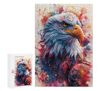 Puzzle Per Adulti 300 PCS Eagle Art Print Poster Puzzle Per Adolescenti Migliora La Memoria Difficile Da Completare Gioco Divertente Per Tutta La Famiglia 300 PCS