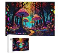 Puzzle Per Adulti 300 PCS Enchanted Mushroom Forest Puzzle Per Adulti Giochi Rilassanti Regali Per Donne Giochi Stimolanti Regali 300 PCS