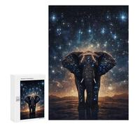 Puzzle Per Adulti 300 PCS Galactic Elephant Majesty -5 Puzzle Per Giochi Relax Analisi E Logica Regali Di Natale E Compleanno 300 PCS