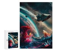 Puzzle Per Adulti 300 PCS Galactic Frontier Puzzle Giocattolo Decorazione Da Parete Ma Divertente E Umoristico Interazione Genitore-figlio 300 PCS