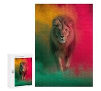 Puzzle Per Adulti 300 PCS Lion King Wild Power Puzzle Per Adolescenti Migliora La Memoria Difficile Da Completare Gioco Divertente Per Tutta La Famiglia 300 PCS