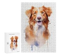 Puzzle Per Adulti 300 PCS Nova Scotia Duck Retriever Puzzle Giocattolo Decorazione Da Parete Ma Divertente E Umoristico Interazione Genitore-figlio 300 PCS