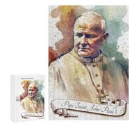 Puzzle Per Adulti 300 PCS Pope Saint John Paul II Puzzle Per Adolescenti Giochi Per Famiglie Difficile Difficile Per È Ideale Come Regalo 300 PCS