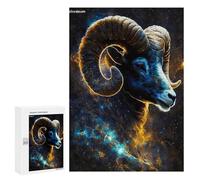 Puzzle Per Adulti 300 PCS Puzzle Aries in Space Puzzle Gioco Rompicapo Un'opera D'arte Regali Di Compleanno E Unici 300 PCS
