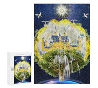 Puzzle Per Adulti 300 PCS Puzzle Enchanted Castle in The Sky Puzzle Giochi Divertenti Ma Divertenti E Umoristici Regali Unici Per Compleanno E Natale 300 PCS