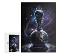 Puzzle Per Adulti 300 PCS Puzzle Galactic Chess Piece Puzzle Gioco Rompicapo Un'opera D'arte Regali Di Compleanno E Unici 300 PCS