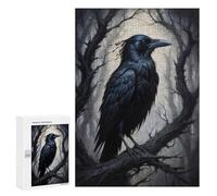Puzzle Per Adulti 300 PCS Puzzle Raven Perch Puzzle Gioco Rompicapo Ma Divertente E Umoristico È Ideale Come Regalo 300 PCS
