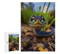 Puzzle Per Adulti 300 PCS Puzzle Selfie of A Young Snake Puzzle Per Adolescenti Gioco Pratico Gara Di Velocità Delle Mani Interazione Genitore-figlio 300 PCS