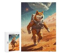 Puzzle Per Adulti 300 PCS Puzzle Shiba Inu Mars Puzzle Giochi Divertenti Ma Divertenti E Umoristici Regali Unici Per Compleanno E Natale 300 PCS