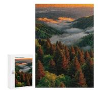 Puzzle Per Adulti 300 PCS Rainbow Forest Valley Puzzle Per Adolescenti Antistress Sfida Educativa Regali Di Natale E Compleanno 300 PCS