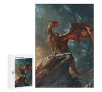 Puzzle Per Adulti 300 PCS Realistic Mystical Dragon Puzzle Per Adulti Gioco Rompicapo Regali Per Donne Regali Per Amici E Familiari 300 PCS