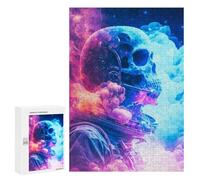 Puzzle Per Adulti 300 PCS Skull Astronaut Puzzle Per Adolescenti Giochi Per Famiglie Difficile Difficile Per È Ideale Come Regalo 300 PCS