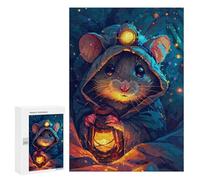 Puzzle Per Adulti 300 PCS Steampunk Mouse Lantern Adventure Puzzle Per Adolescenti Migliorano La Memoria Allena Il Cervello E Le Mani Regali Antistress 300 PCS