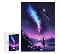 Puzzle per adulti 300 pezzi anime Starry Cosmos Night Enigma per adolescenti, gioco di pensiero, analisi e logica 300 pezzi