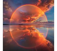 Puzzle per Adulti 300 pezzi, puzzle per adulti Intrattenimento Creativo, puzzles 300 pezzi per adulto Gioco impegnativo Puzzles per Bambini (Paesaggio con riflessi arcobaleno)