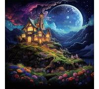 Puzzle per Adulti 300 pezzi, puzzle per adulti Intrattenimento Creativo, puzzles 300 pezzi per adulto Gioco impegnativo Puzzles per Bambini (Paese Meraviglie del Castello)