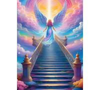 Puzzle per Adulti 300 Pezzi, Scenario della scala dell'angelo puzzle per adulti Intrattenimento Creativo, Gioco Impegnativo Giocattoli Decorazioni per la Famiglia