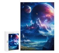 Puzzle per adulti, 300 pezzi, viola montagne puzzle, per adulti, giochi di pensiero, regali per donne, regali per amici e parenti, 300 pezzi