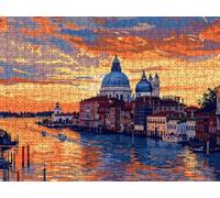 Puzzle per Adulti 3000, Città Lago, legno Classico Puzzles LDYQS6-214 | Sfida Impossibile, Divertente Stimolante Puzzles per La Famiglia, Decorativo Murale Unica, Regalo per Amanti dei Puzzle