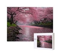 Puzzle per Adulti 3000 Pezzi, fiori di ciliegio si Incastra Perfettamente Lettere sul Retro Senza Polvere, Idea Regalo per Uomini Donne e Anziani, Puzzle di Legno per la Decore di Interni E-760