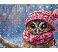 Puzzle per Adulti 4000, Sciarpa Gufo, legno Classico Puzzles LDYQS6-583 | Sfida Impossibile, Divertente Stimolante Puzzles per La Famiglia, Decorativo Murale Unica, Regalo per Amanti dei Puzzle