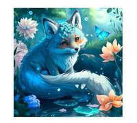 Puzzle Per Adulti 45x45 cm,500 pezzi puzzle per adulti, Regalo DIY Puzzles, Collezione Educativo Classico Creativo puzzles - Fiori di animali fantastici
