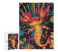 Puzzle Per Adulti 500 PCS Axolotl in Space Playful Puzzle Per Adulti Gioco Rompicapo Regali Per Donne Regali Per Amici E Familiari 500 PCS