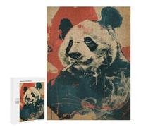 Puzzle Per Adulti 500 PCS Banksy Panda Smoking Art Puzzle Per Adolescenti Giochi Per Famiglie Difficile Difficile Per È Ideale Come Regalo 500 PCS
