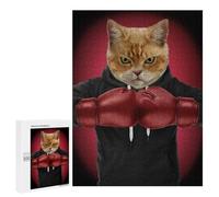 Puzzle per Adulti 500 PCS Boxer Cat Puzzle per Adolescenti Gioco Di Ingegneria Analisi E Logica 500 PCS