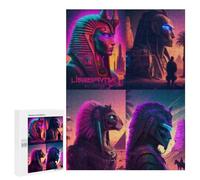 Puzzle Per Adulti 500 PCS Egyptian Mythology Art Puzzle Per Adulti Gioco Rompicapo Regali Per Donne Regali Per Amici E Familiari 500 PCS