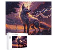 Puzzle Per Adulti 500 PCS Electric Fox Nature's Power Unleashed Puzzle Giocattolo Decorazione Da Parete Ma Divertente E Umoristico Interazione Genitore-figlio 500 PCS